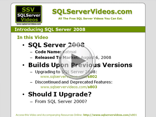 Introducing SQL Server 2008