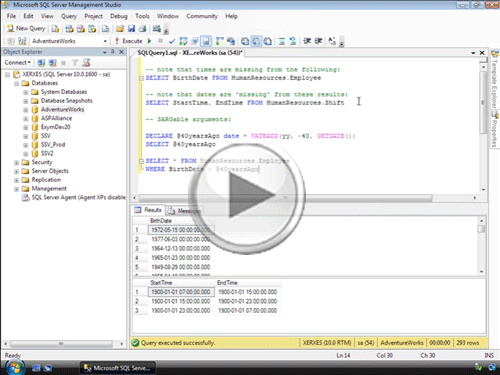 Datatype For Date In Sql 2008